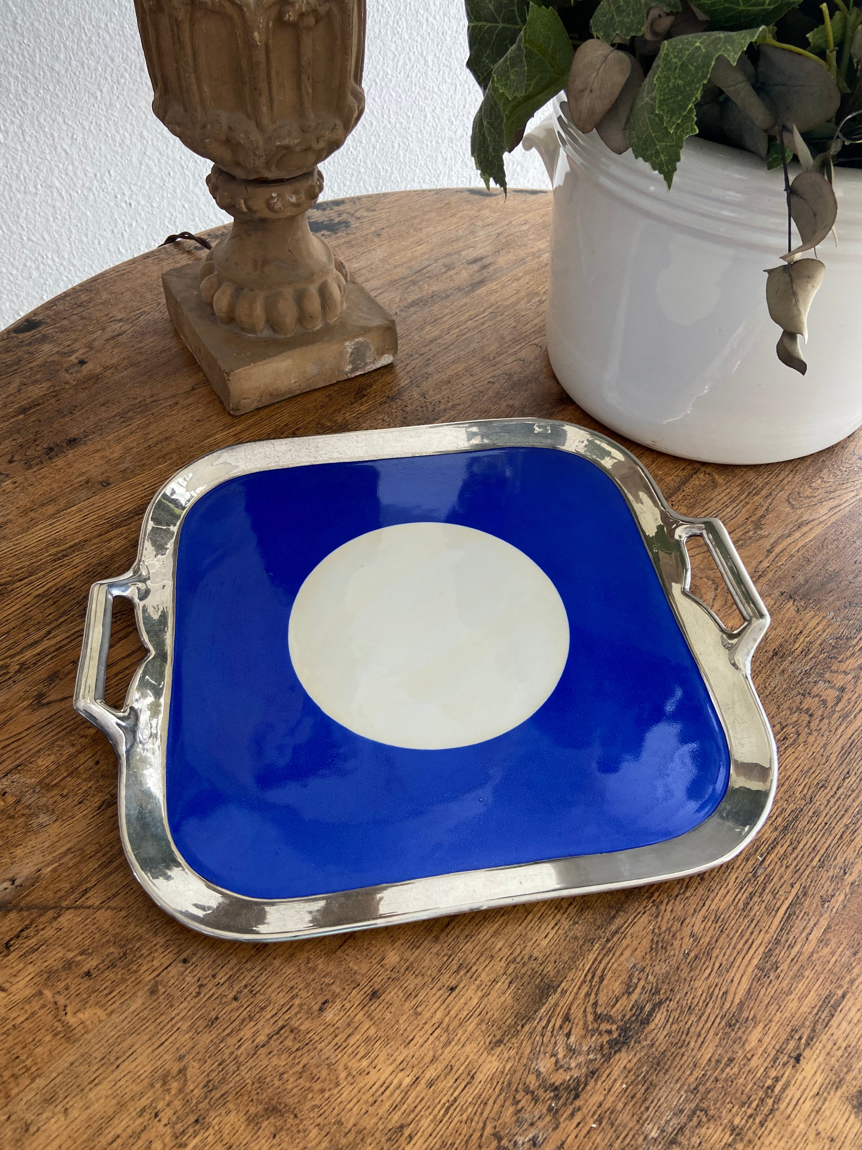 Bandeja en porcelana francesa de Limoges "Depose"