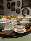 Juego de té en porcelana "Saint Claire"