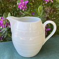Jarra porcelana blanca