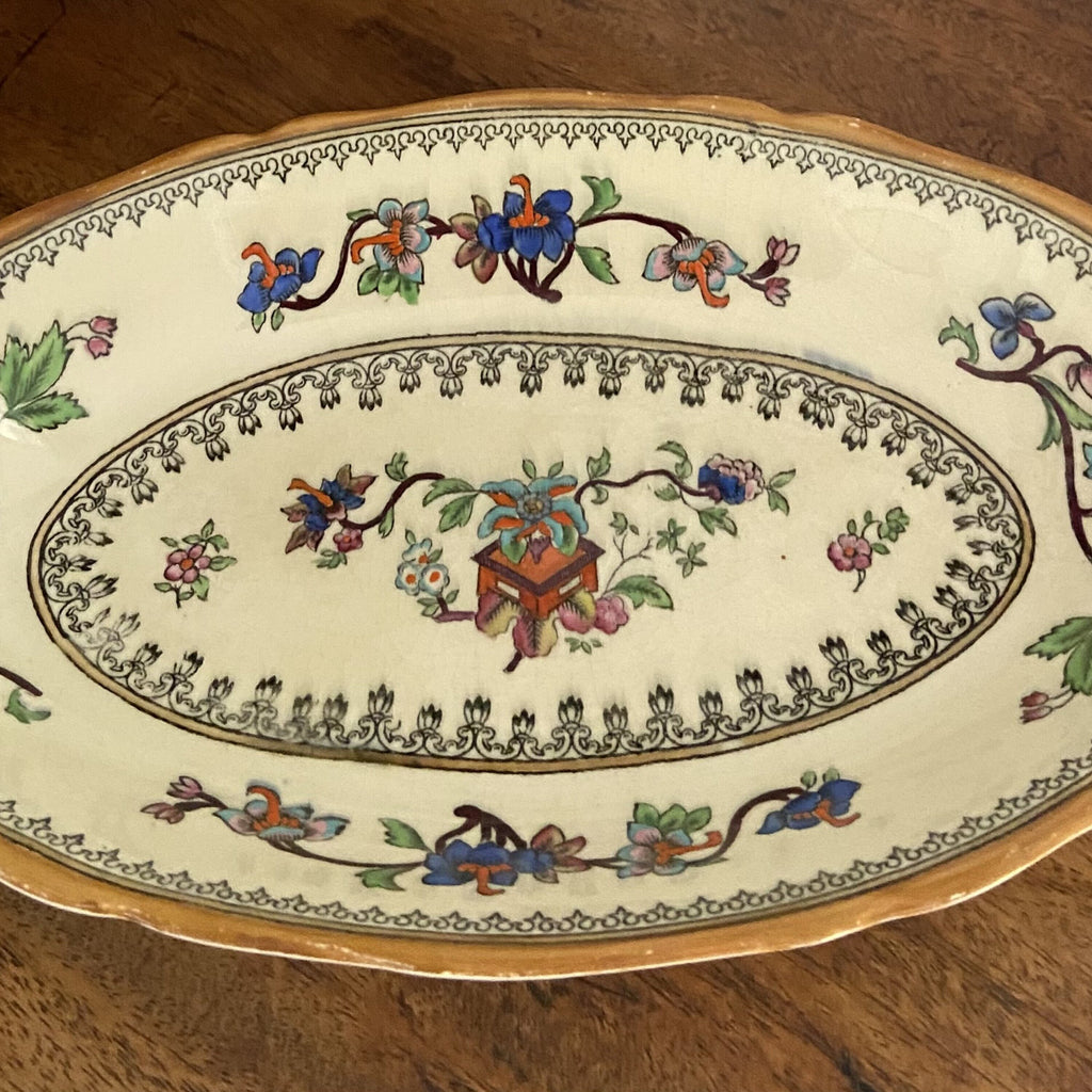 Rabanera en loza inglesa "Coalport" Kins Ware.