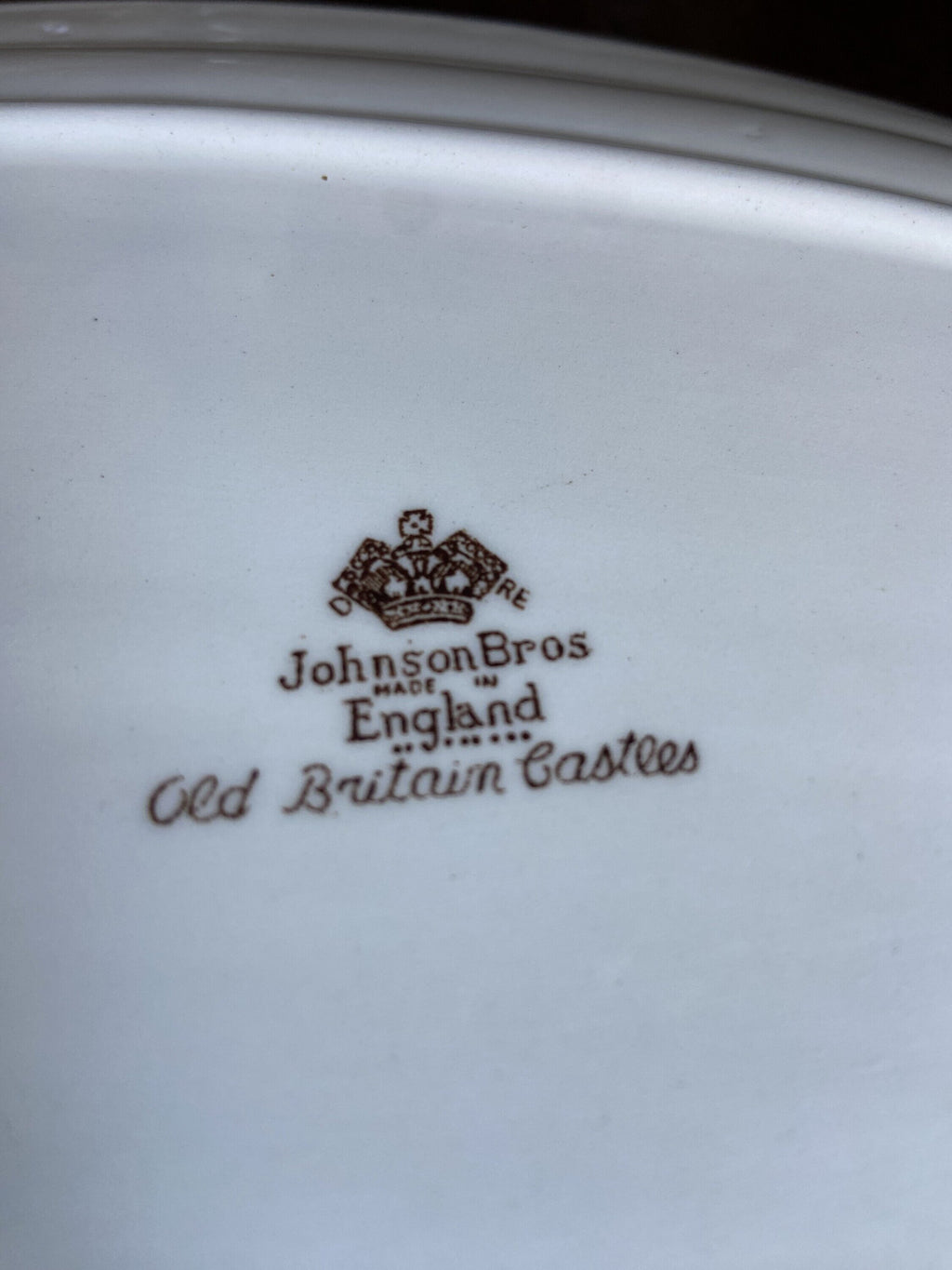 Fuente cake en loza inglesa "Johnson Bros".