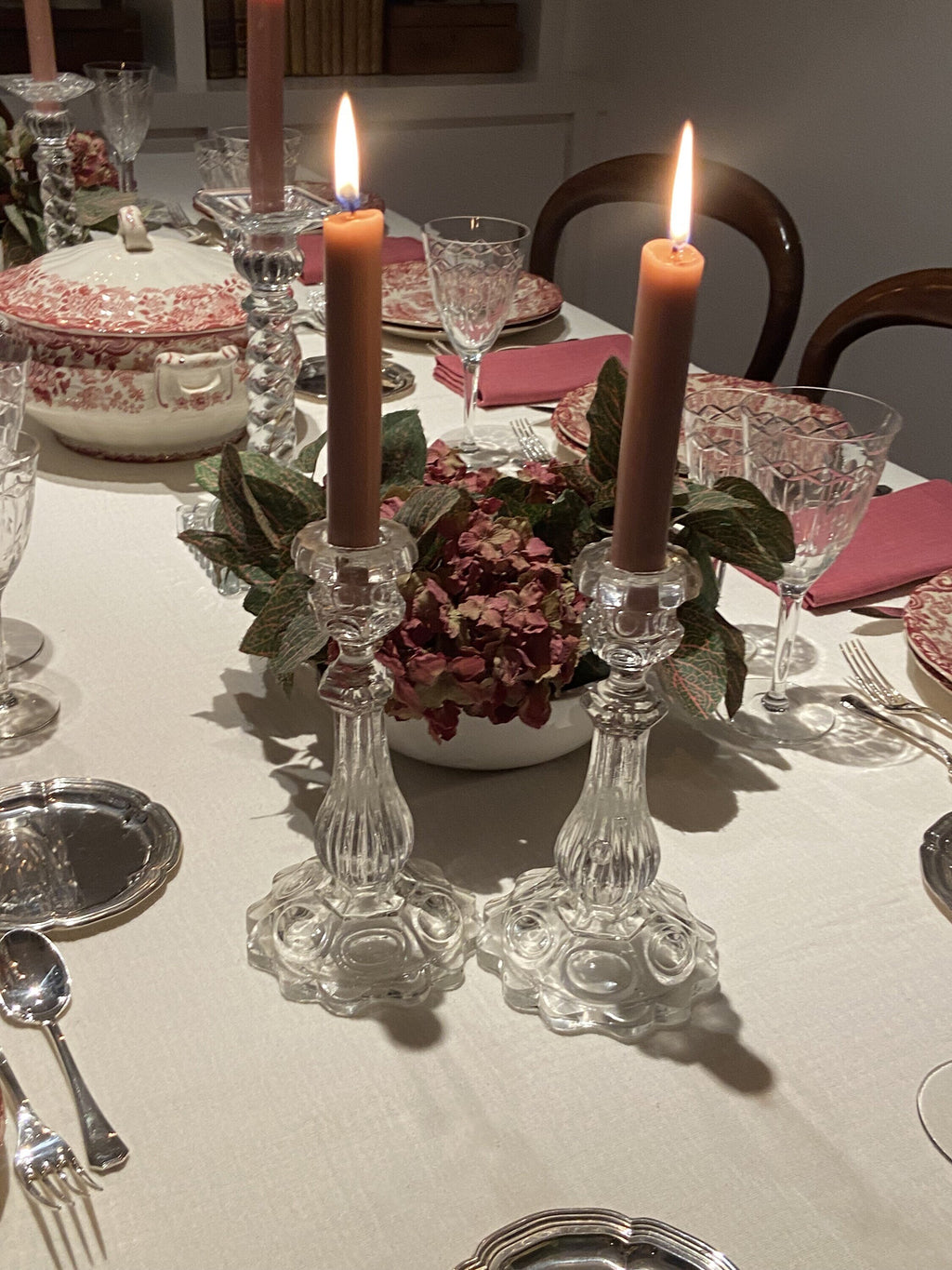 Candelabros de cristal