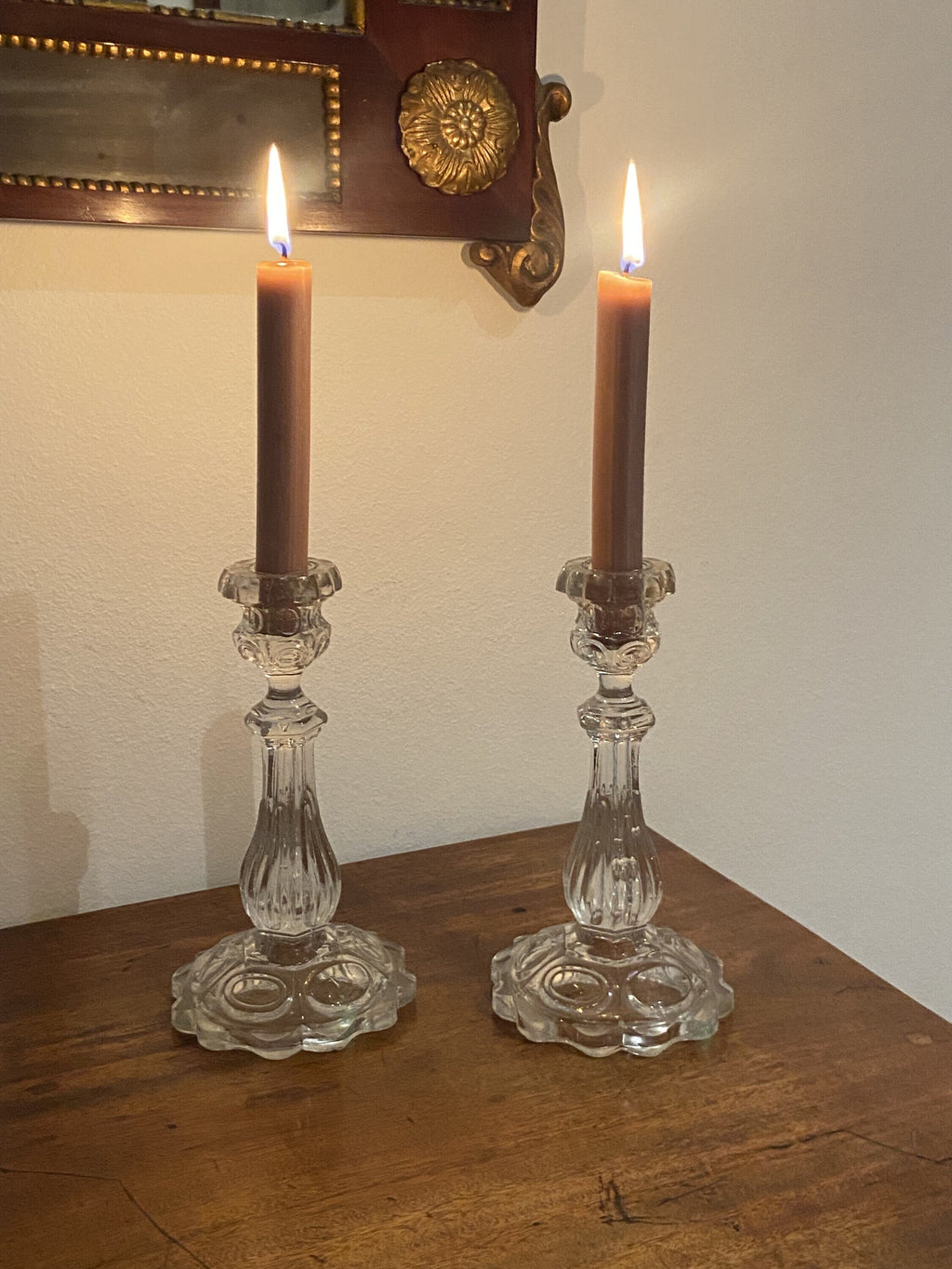 Candelabros de cristal