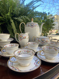 Juego de café en porcelana alemana "Rossenthal"
