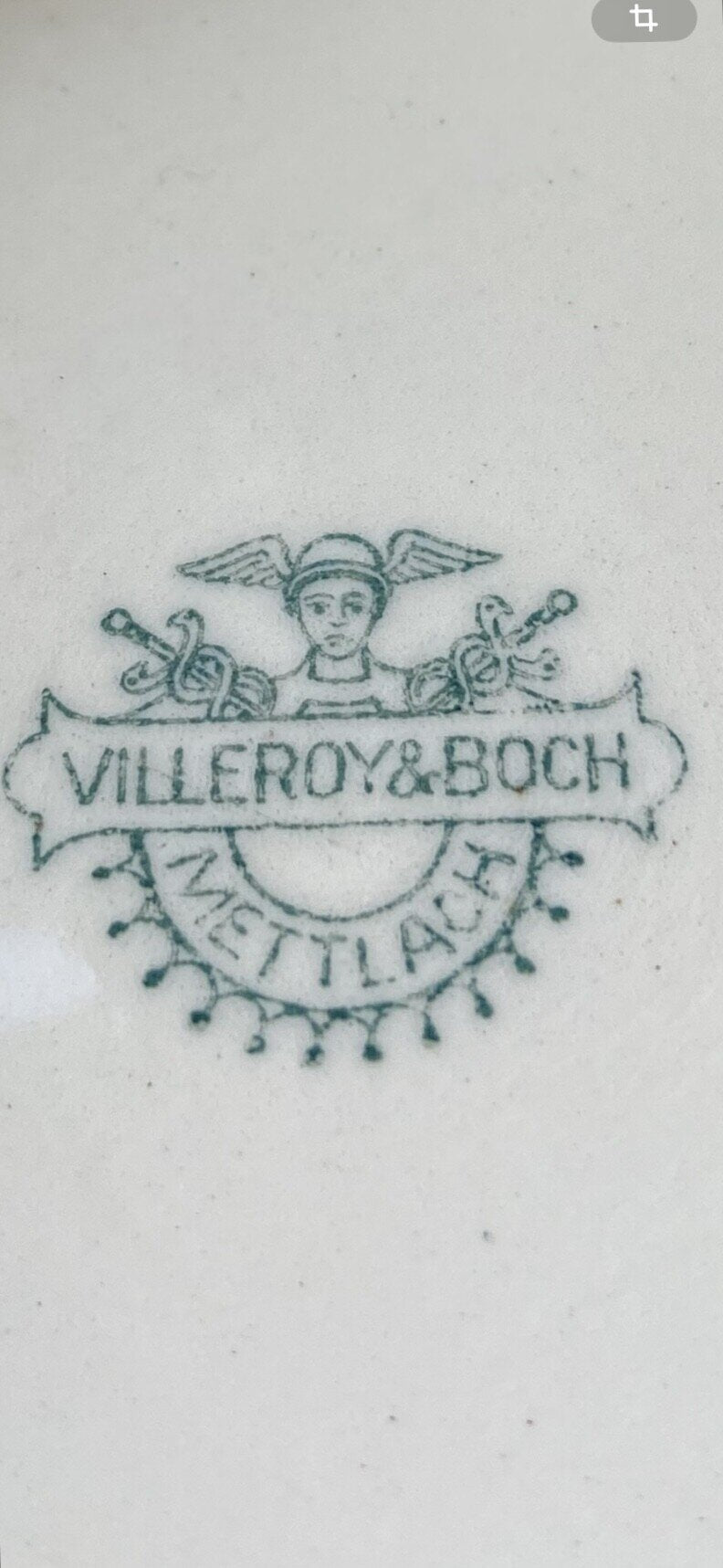 Fuente ovalada "Villeroy & Boch".