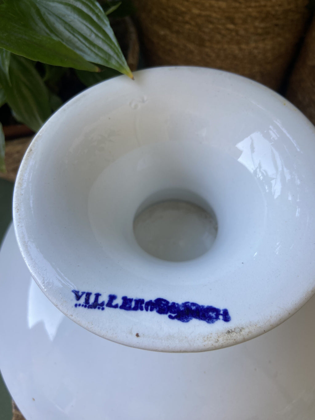 Frutero/pastelero con pie "Villeroy & Boch"